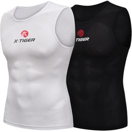 X-TIGER Cycling Undershirt Mens Sleeveless Bike Base Layer Vests Cool Dry Sports Running Compression Shirts Bicycle Clothing 240223