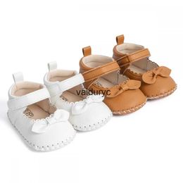 First Walkers Spring Autumn New Toddler Shoes Newborn Baby Girl Bow Princess Cute Pu Casual Anti-Slip Rubber Soles 0-18MH24229