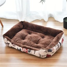 Mats Pet Dog Bed Puppy Cushion Kennel For Cat Puppy Plus Size Soft Nest Dog Baskets For Small Large Dog Soft Sofa Animals Pad