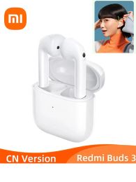 Headphones Xiaomi Redmi Buds 3 Mijia TWS Wireless Earbuds Bluetooth 5.2 Earphones Touch Control IP54 Waterproof Headphone With Microphone