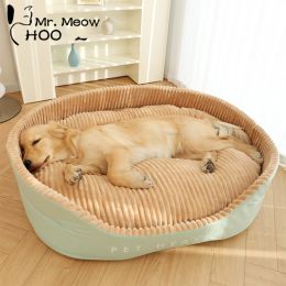 Mats Soft DoubleSide Pet Cat Dog Bed Big Dogs House Warm Sofa Cushion Large Pet Basket Blanket Accessories Medium Kennel Bed Padded