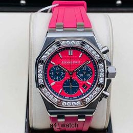 Pilot Watch Top Wristwatch AP Wrist Watch Royal Oak Offshore Series 37mm Watch Diameter Automatic Mechanical Rubber Fashion Leisure Mens and Womens Luxury Watches