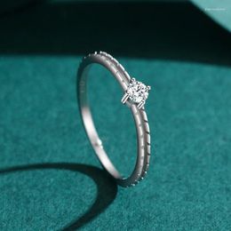 Cluster Rings CYJ European CZ S925 Sterling Silver Ring Fresh Smooth For Women Birthday Party Wedding Gift Jewellery