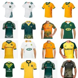 S-5XL 2023 2024 WALLABIES INDIGENOUS Australian Rugby Kangaroos 22 23 24 maglia della squadra nazionale Maglia da rugby