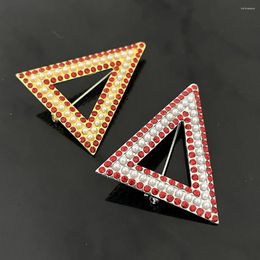 Brooches Greek Party Club Girlfriend Triangle Rhinestone Jewellery Brooch