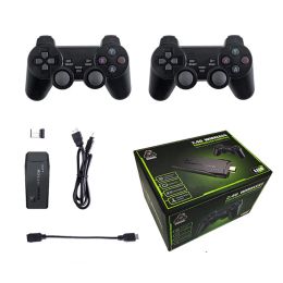 Consoles M8 4K Wireless Video Game Console Retro TV Game Player with 10000 Games 64 GB Two 2.4G Joystick Kit