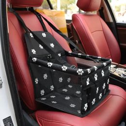 Carriers Dog Car Seat Cover 100% Waterproof Pet Dog Carriers Travel Mat Folding Hammock For Small Dogs Travel Car Front Seat Safety Pad