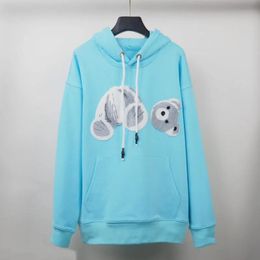 New Fashionable High Quality Hoodie Sweatshirt Worn Bear Sweatshirt Fashion Loop Fabric Explosion Sweater Style Women European wang tracksuit womens Plus size XL