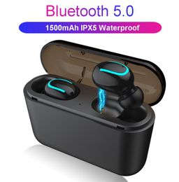 TWS Headset Ture Wireless Earphones HBQ Q32 Bluetooth 50 Headset With Mic Mini Bluetooth Earbud Cordless Earphone PK i104867671
