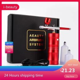 Devices Mini Air Compressor Kit AirBrush Spray Gun Airbrush Multifunctional Air Brush Cake Decorating Brushes Home Use Beauty Devices