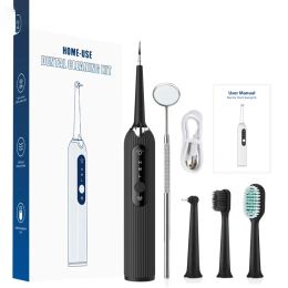 Holders Sonic Toothbrush USB Charge Descaling Adult Waterproof Electronic Tooth 5 Replacement Heads Teeth Whitening Tools