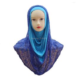 Ethnic Clothing Muslim Fashion Head Wrap For Women Beautiful Cotton Lace PATTERNS CHANGED Turban One Piece Hijab