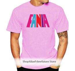 Men039s TShirts Fania Records Music Logo White T Shirt Short Slevee2634839