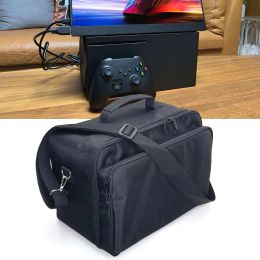 Bags Double Layer Carrying Case for Microsoft Xbox Series X/S Game Console Wireless Controllers Cable Protective Shoulder Bag