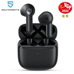 Headphones SoundPEATS Air3 Wireless Earphones QCC3040 Bluetooth V5.2 Earbuds AptXAdaptive, 4 Mics+CVC Noise Cancellation, inEar Detection