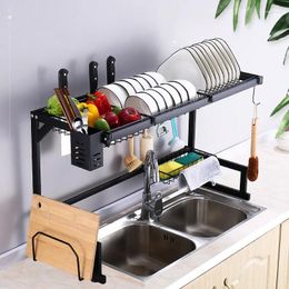 Kitchen Storage Aoliviya Official Stainless Steel Sink Shelf Bowl And Chopstick Rack Dish Draining Drain