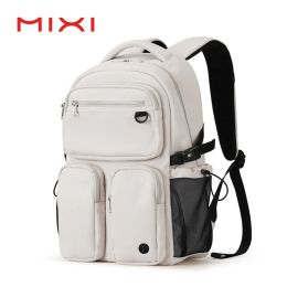 Backpack Mixi Original Design Laptop Backpack Women Travel Lightweight 15.6" Computer Bag School Bookbag 17 Inch Men Rucksack Waterproof