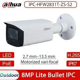 Dahua IPC-HFW2831T-ZS-S2 8MP Network Camera IR 60m 2.7-13.5mm Motorised Vari-focal Outdoor Bullet IP IP67 SD Card Slot