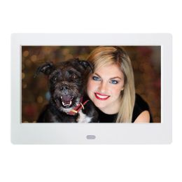 Frames 7 inch Screen HD Digital Photo Frame Electronic Album Full Function Photo Player External Computer or Hard Disc Udisk