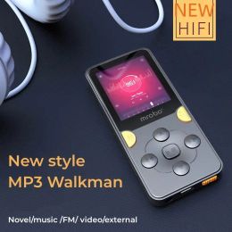 Player 2023 New MP3 Player Walkman EBook HIFI Music Sports Noise Reduction Recording MP4 External Playout Card Portable For Any Age