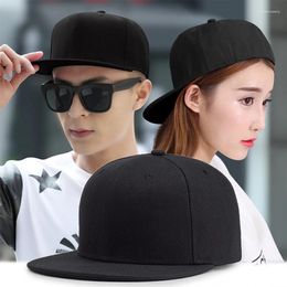 Ball Caps High Quality Man Back Seal Baseball Adult Flat Peak Hip Hop Fitted Hat Men Women Large Size Snapback Cap