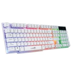 Keyboards Free Shiping Backlit Usb Colourful Gaming Wired Pc Rainbow Crack Led Keyboard Illuminated Keyboard Dropshiping