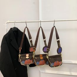 Classic Fashion Hot Designer Bag Classic Presbyopia Graffiti Three-in-one Chain Crossbody Shoulder Bag No Box