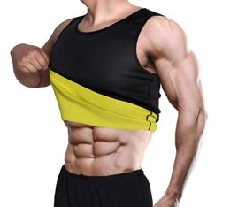 Shaper Nature Latex Ultra Sweat Neoprene Shirt Gym Vest Shapewear Men Sauna Sweat Body Shaper Waist Cincher Tummy Trainer Musc2493580