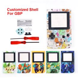 Boxs NEW Customised UV Printed Full Housing Shell + Screwdriver Complete Tool Kits For Game Boy Pocket GBP