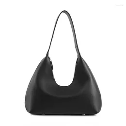 Evening Bags Designer Women's Shoulder Trend High Quality Candy Colour Crescent Shaped Underarm Pu Youth Ladies Handbags