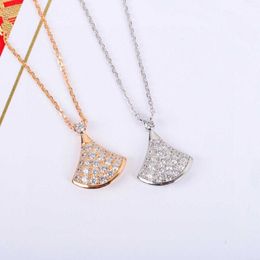 Halskette mit Anhänger aus S925-Silber mit Diamant für Damen, Hochzeitsschmuck, Geschenk, Ohrring PS3663269U