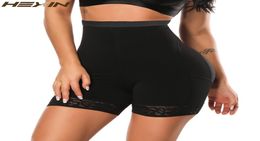 Hexin Lace Butt Lifter Women High Waist Trainer Shapers Fajas Slimming Underwear With Tummy Control Panties Body Shaper Y190701017602640