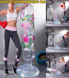 Adult Kids Boxing Punching Bag Standing Boxing Punch 1 6m Inflatable Bag Water Base Punching Standing Sandbag Fitness Tool1258e2812816