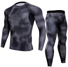 Tracksuit Men Suit Sports Compression Underwear Rashgard Male Training Pants Sports Shirts Workout Jogging Suit Running Clothes Si2975079