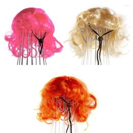 Dog Carrier Pet Headdress Curls Wigs Costume For Small Large Party Hairpiece Halloween