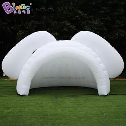 wholesale Exquisite craft Advertising Inflatables 8mW (26ft) rabbit dome tent toys sports air blown white igloo trade show tent for outdoor event party decoration