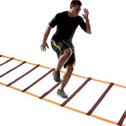 Equipment Flexibility Agility Ladder Nylon Strap Jumping Ladder Speed Training Fitness Stair Ladder Football Soccer Training Energy Ladder