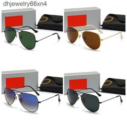 Sunglasses rayban for women Anti Glare Toad Tempered Glass Male and Female Colour Film Driving Mirror 3026 3025