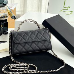 9A Designer Bags with Top Handle Lambskin Purse 19cm Luxury Chain Totes High Imitation Crossbody with Box213E