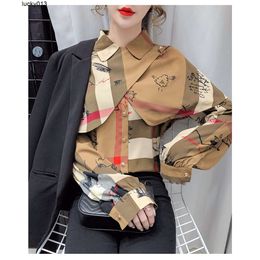 Fashion Womens Shirt Casual Dresses Spring Long Sleeve V-neck Blouse Loose T-shirt Sexy Autumn Cute Female One-piece Skirt