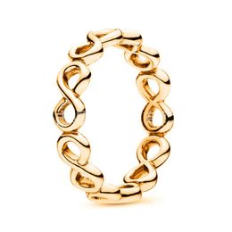 New Rose Gold Rings Gold Plated Luxury Wedding Ring Brand Designer Eternal Symbol Fashion Girl Love Couple Ring Gift Jewelry Wholesale