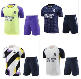 23 24 Real Madrids Training Suit Finals Soccer Jersey Men KIDS Manga Curta CAMAVINGA Chandal Futbol Camiseta Camisa 23/24 Vini Jr Survetement Moletom Uniformes