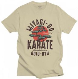 Vintage Miyagi Do Inspired Karate Kid T Shirt Men Cotton Cobra Kai Tshirt Japanese Kung Fu Tee Tops Short Sleeve Fashion Tshirt 224407849