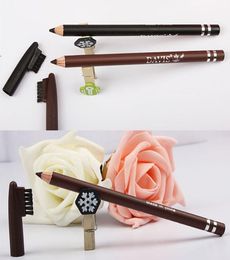 Waterproof BlackCoffee Eyebrow Eyeliner Pencil With Brush Make Up Tool 2 Colours Drop MU0517463925