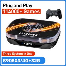 Consoles Super Console X3 Plus Retro Game Console For PSP/PS1/N64/Sega Saturn/DC 114000+ Games4K/8K HD TV Box Video Game Player Dual Wifi