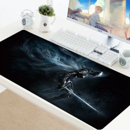 Pads Dark Souls Mouse Pad 900x400mm Pad Mouse Large Xl Computer Padmouse Gaming Mousepad Gamer To Keyboard Mouse Mats Gig PC Desk Pad