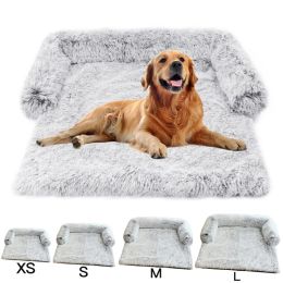 Mats 4 Size Pet Dog Bed Sofa For Dog Pet Calming Bed Warm Nest Washable Soft Furniture Protector Mat Cat Blanket Large Dogs Sofa Bed