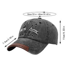 Designer retro Jeans baseball cap Denim Baseball Cap Men Women Sports Hip Hop Embroidery Ball Caps Letter Jeans Hat Summer Unisex Hats