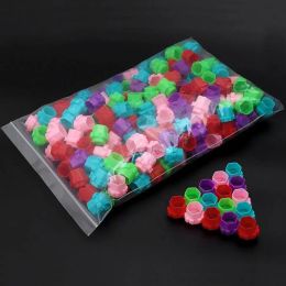 accesories Professional 200Pcs/Lot Tattoo Accessory Honeycomb Shape Tattoo Ink Cups Much Colours Supply