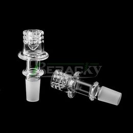 New Beracky Diamond Knot Quartz Enail Banger Suit 20mmOD Coil Heater 14mm 18mm Male Female Quartz E Nail Banger For Glass Water Bongs LL